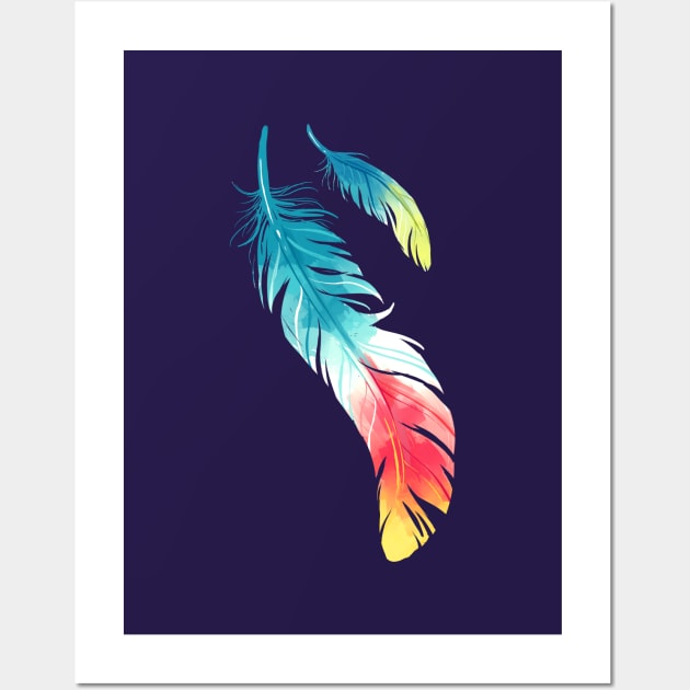 Feather Wall Art by Freeminds